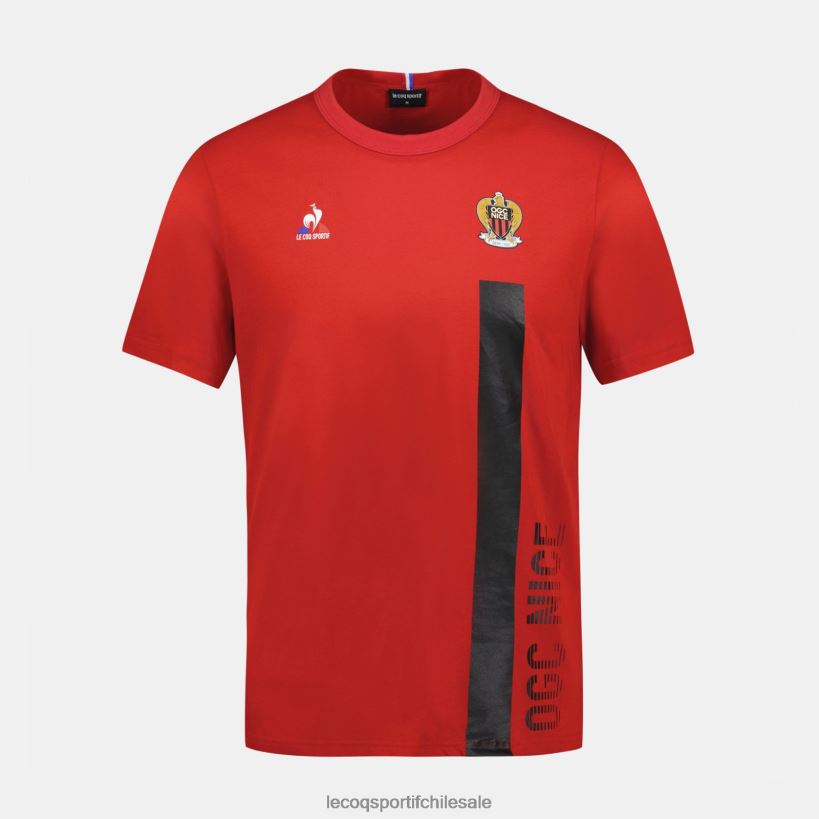 hombres camiseta de moda roja T24B2150 Le Coq Sportif ropa