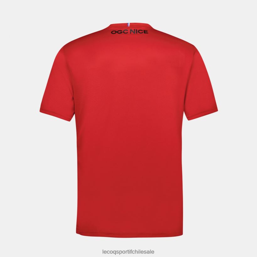 hombres camiseta de moda roja T24B2154 Le Coq Sportif ropa