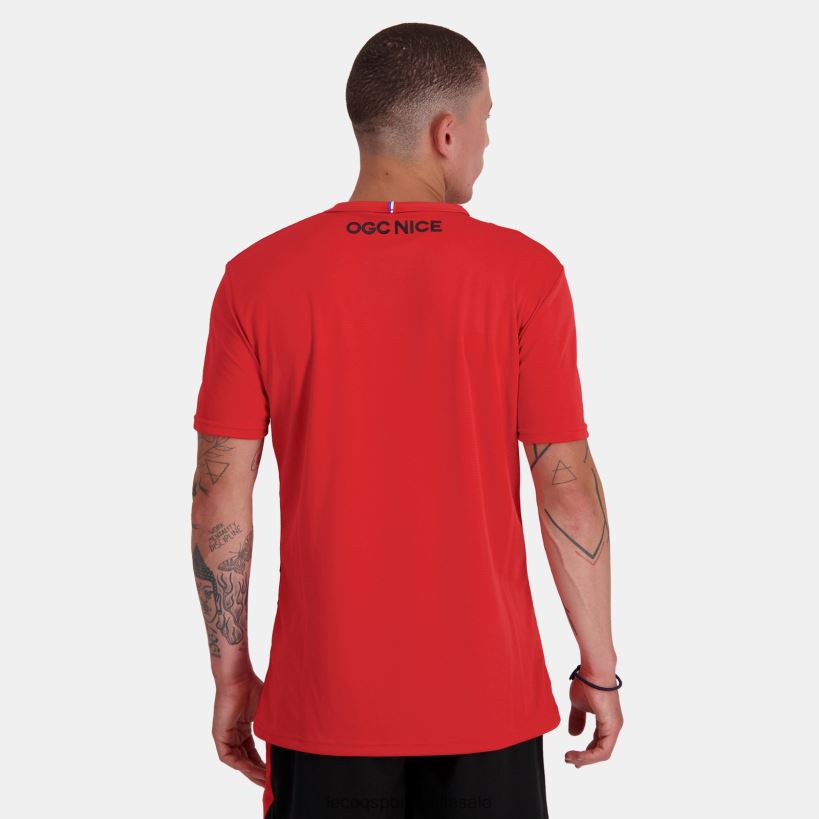 hombres camiseta de moda roja T24B2154 Le Coq Sportif ropa