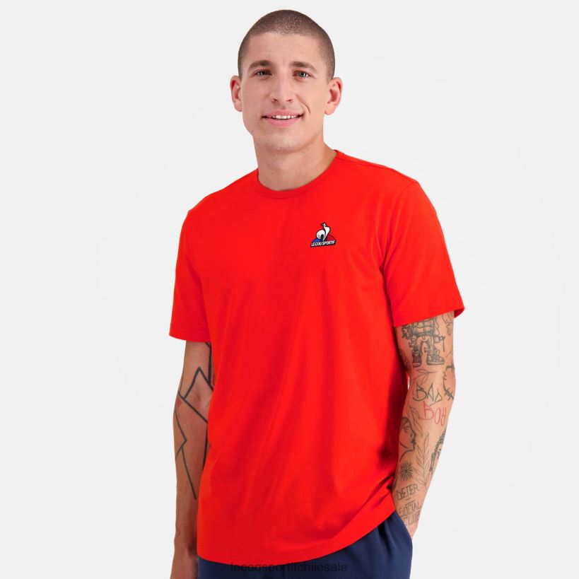 hombres camiseta de moda roja T24B2171 Le Coq Sportif ropa