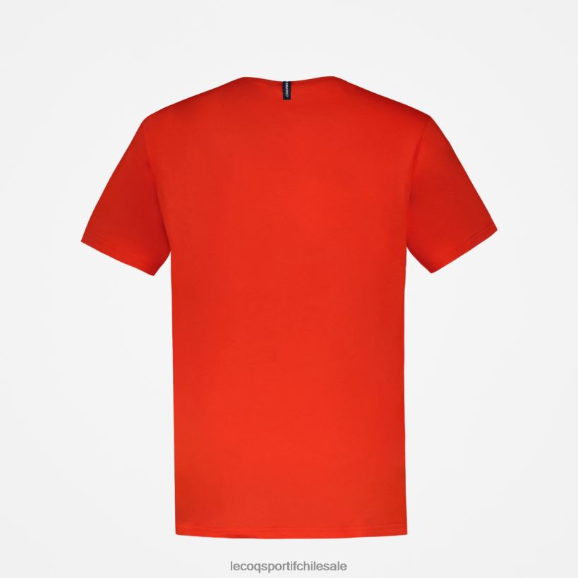 hombres camiseta de moda roja T24B2171 Le Coq Sportif ropa