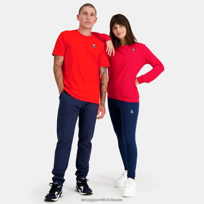 hombres camiseta de moda roja T24B2171 Le Coq Sportif ropa