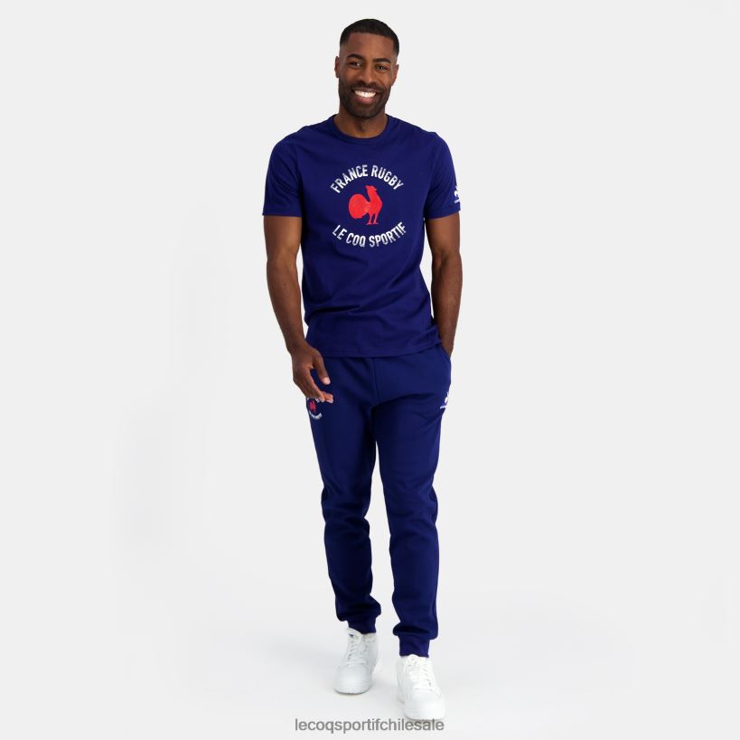 hombres camiseta - francia rugby azul T24B2172 Le Coq Sportif ropa