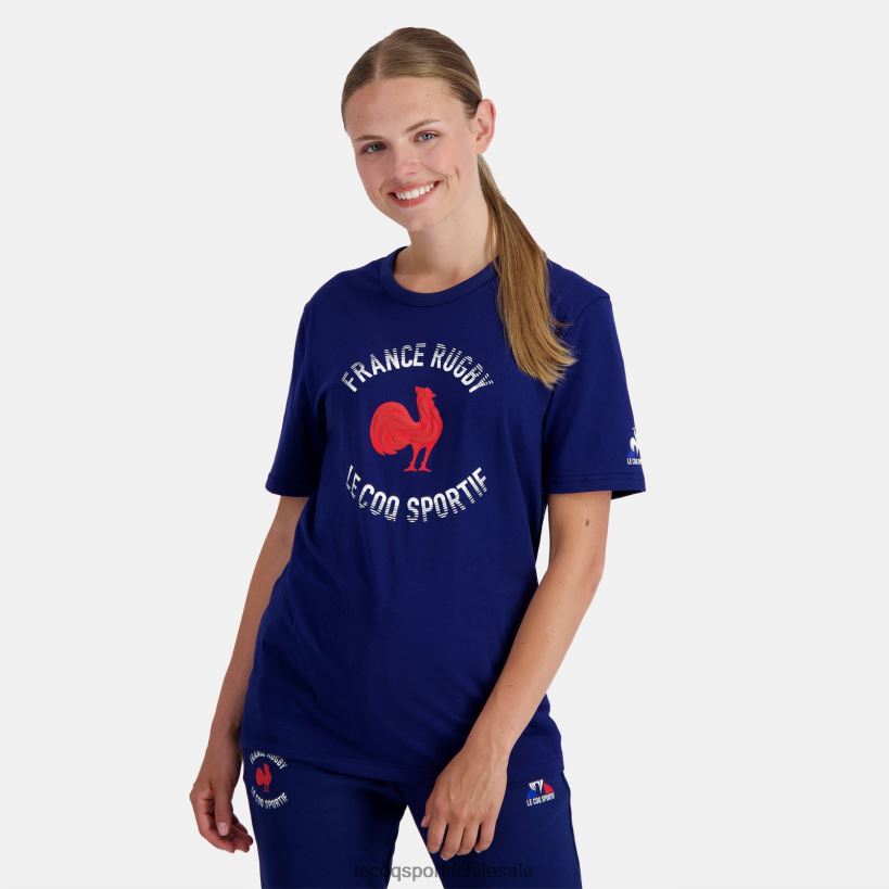 hombres camiseta - francia rugby azul T24B2172 Le Coq Sportif ropa