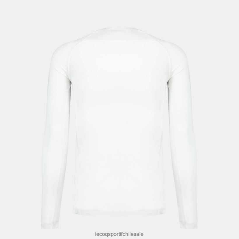 hombres camiseta manga larga blanca T24B2197 Le Coq Sportif ropa