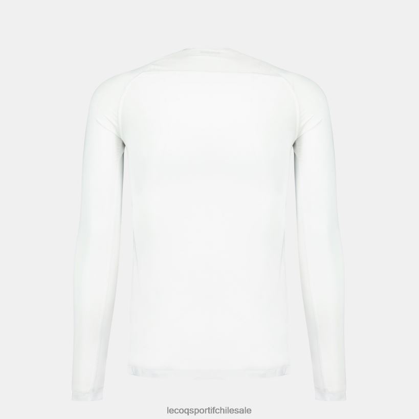hombres camiseta manga larga blanca T24B2200 Le Coq Sportif ropa