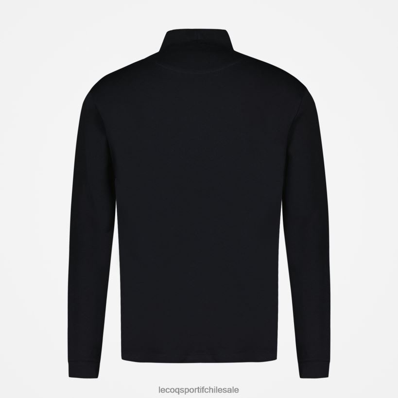 hombres camiseta manga larga negra T24B2461 Le Coq Sportif ropa