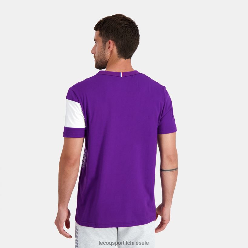 hombres camiseta morada T24B2444 Le Coq Sportif ropa