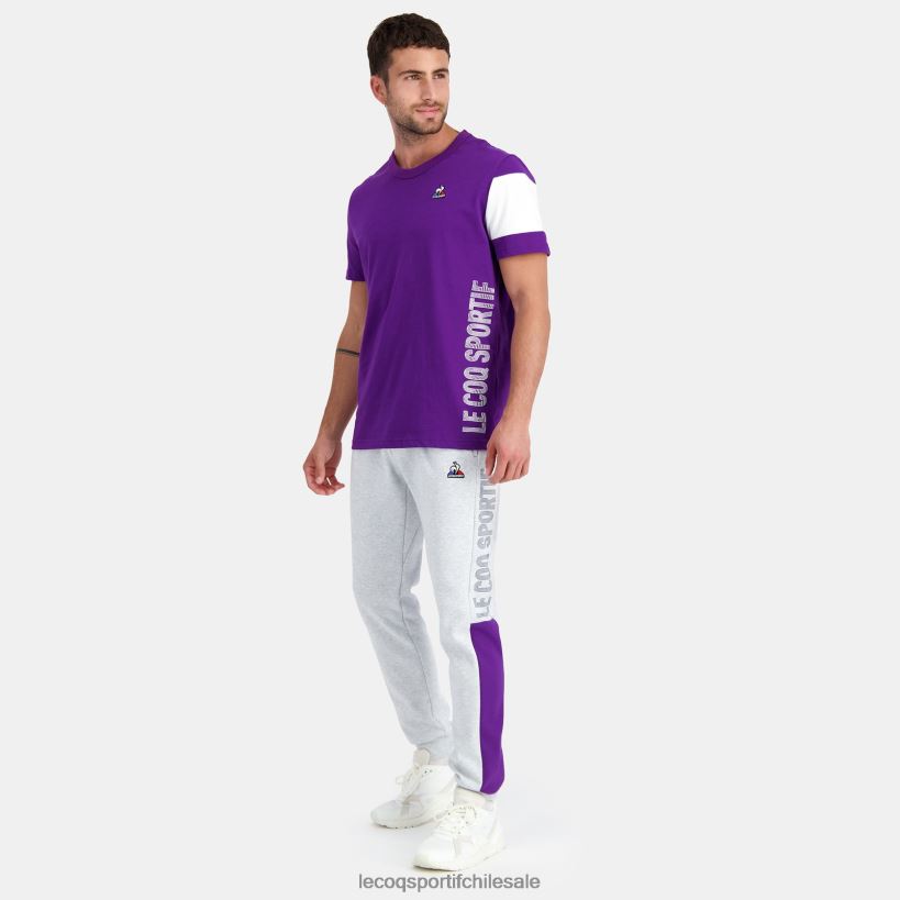 hombres camiseta morada T24B2444 Le Coq Sportif ropa
