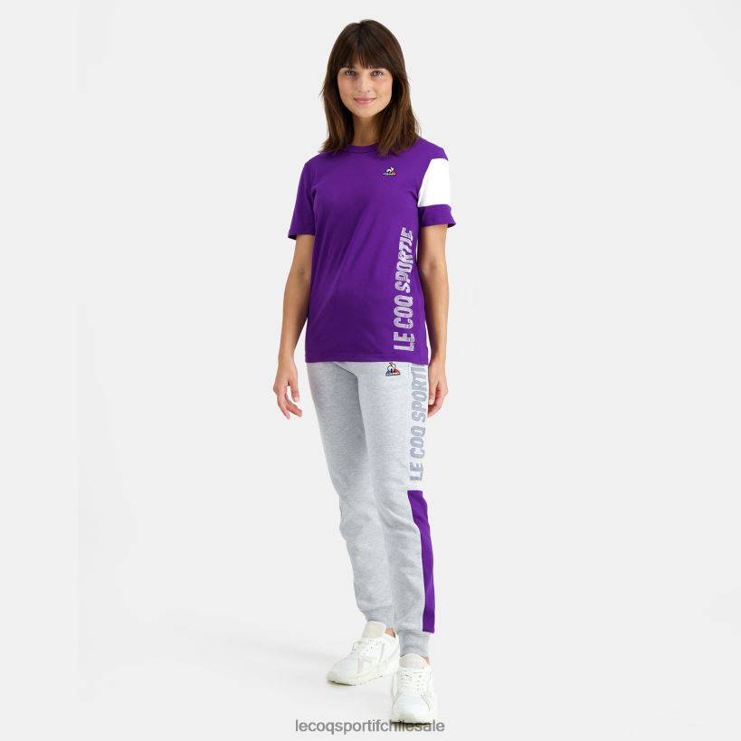 hombres camiseta morada T24B2444 Le Coq Sportif ropa