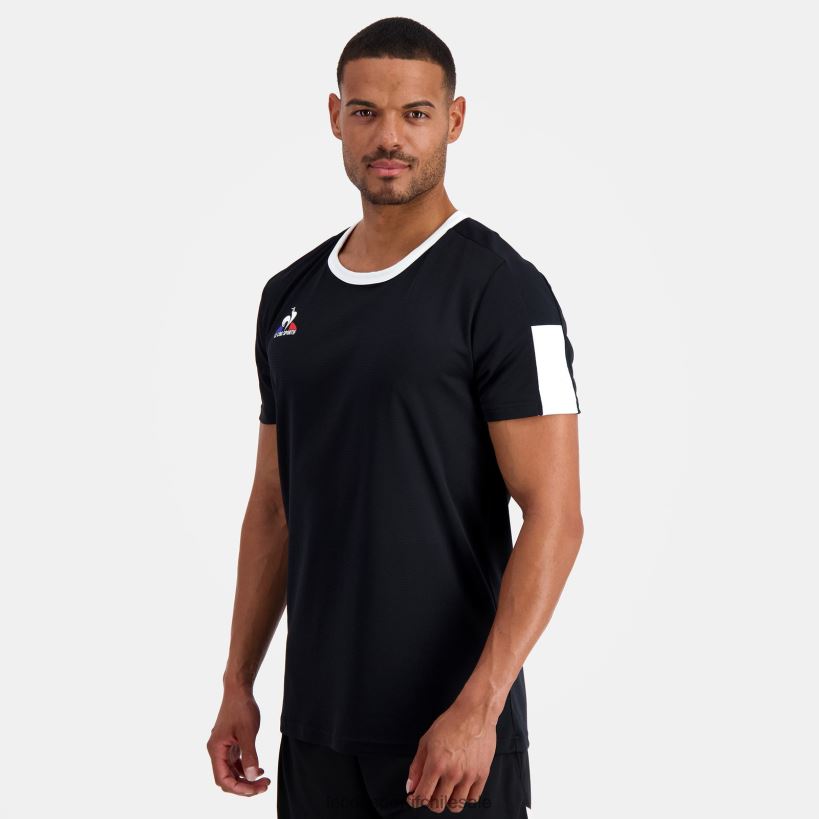 hombres camiseta negra T24B2188 Le Coq Sportif ropa