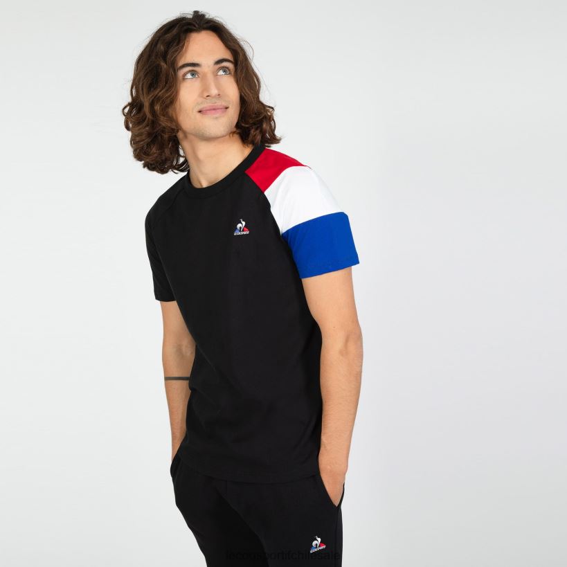 hombres camiseta negra T24B2192 Le Coq Sportif ropa