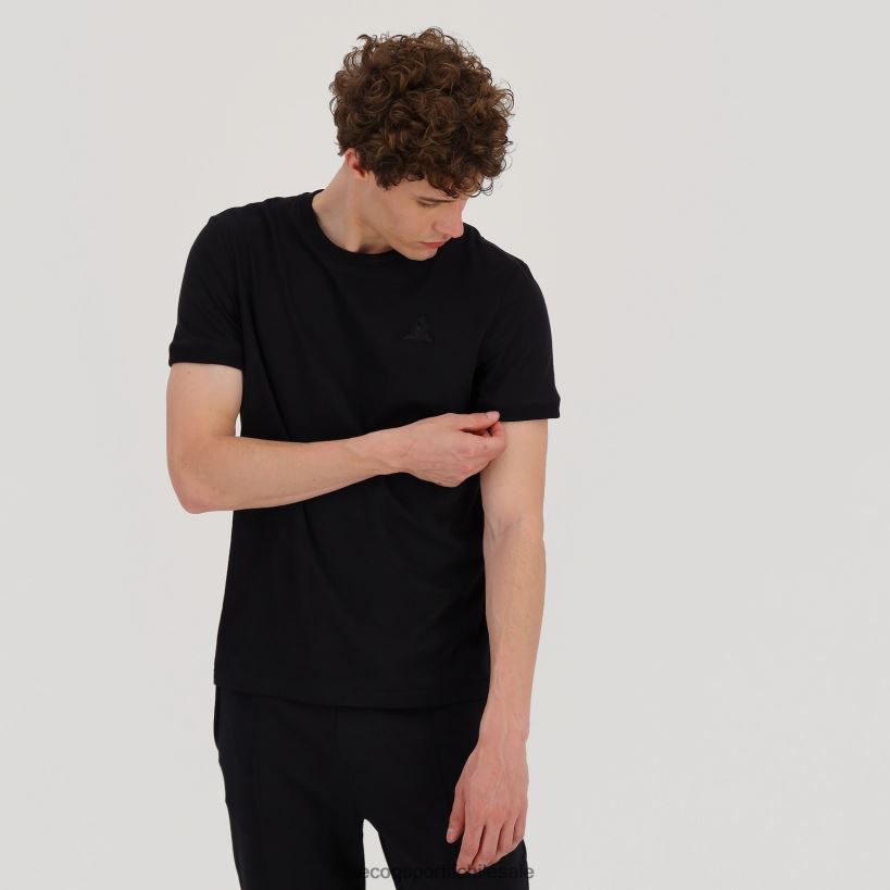hombres camiseta negra T24B2195 Le Coq Sportif ropa