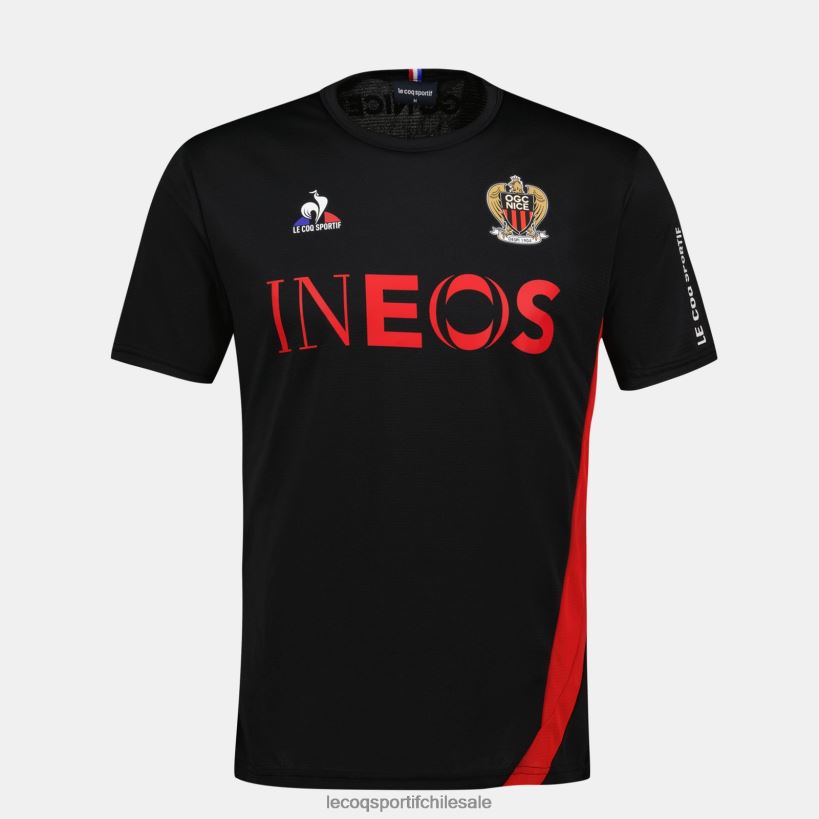 hombres camiseta negra T24B2208 Le Coq Sportif ropa