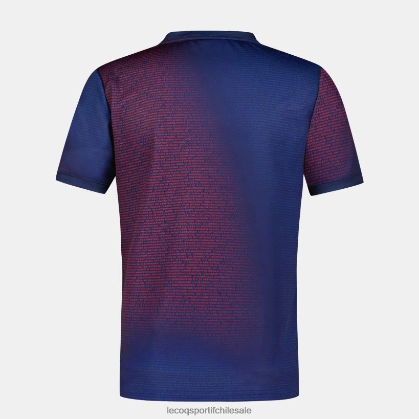 hombres camiseta prepartido - xv de france azul T24B2173 Le Coq Sportif ropa