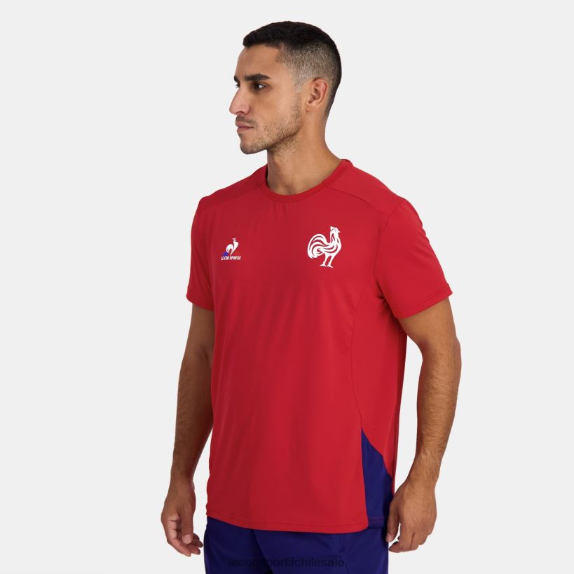hombres camiseta roja T24B2213 Le Coq Sportif ropa