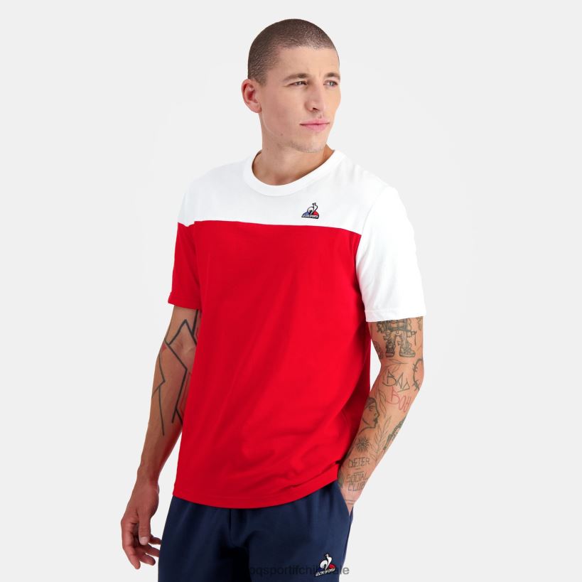 hombres camiseta roja T24B2446 Le Coq Sportif ropa