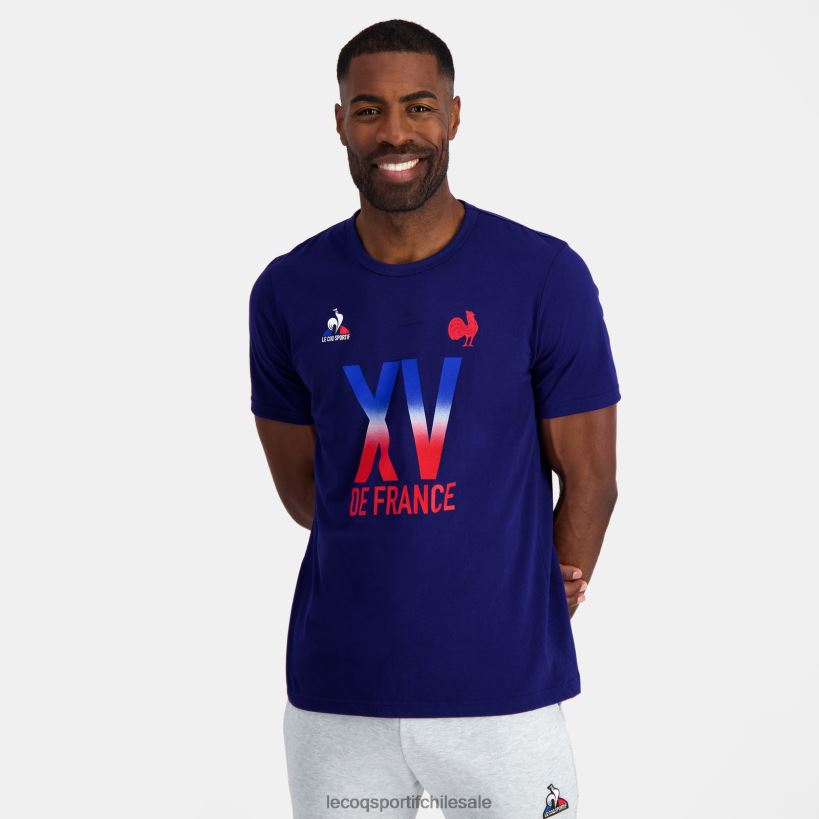 hombres camiseta - xv de france azul T24B2141 Le Coq Sportif ropa