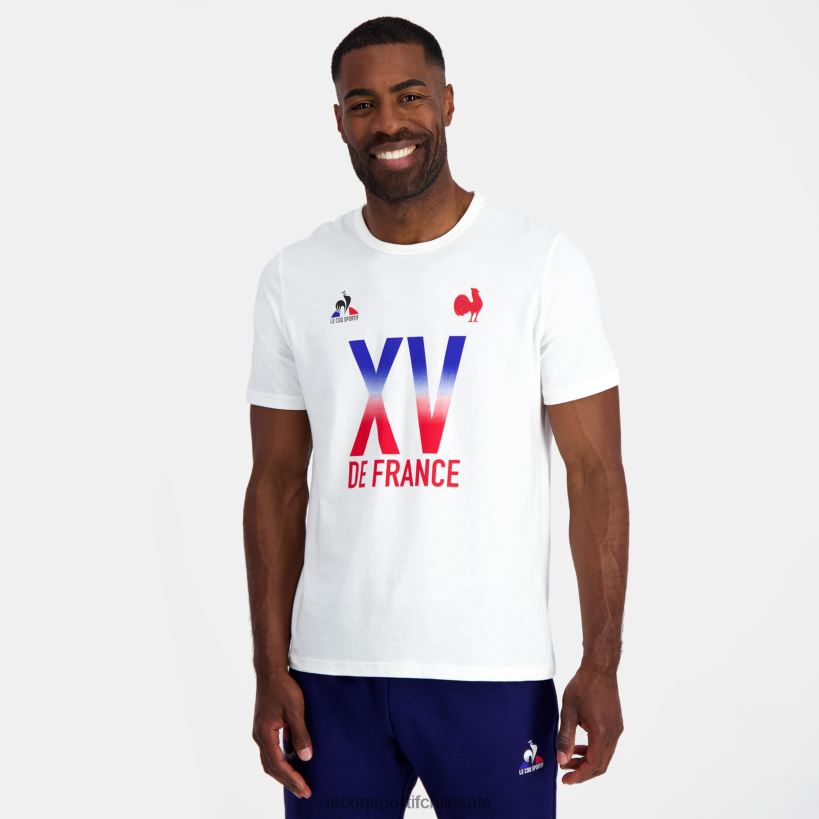 hombres camiseta - xv de france blanco T24B2157 Le Coq Sportif ropa