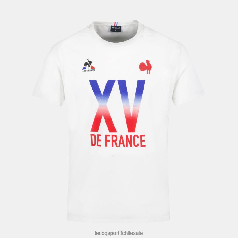 hombres camiseta - xv de france blanco T24B2157 Le Coq Sportif ropa