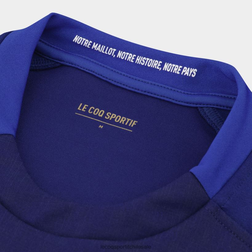 hombres réplica camiseta xv de france - copa del mundo de rugby 2023 azul T24B2692 Le Coq Sportif ropa