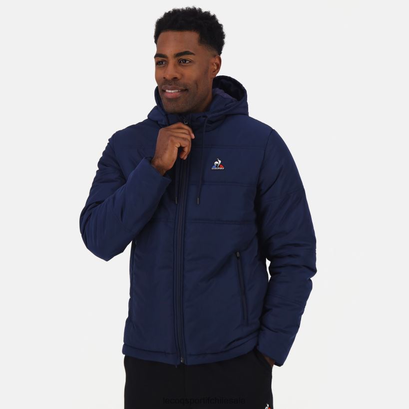 hombres chaqueta azul T24B2482 Le Coq Sportif ropa
