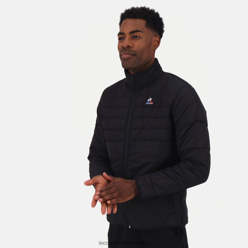 hombres chaqueta negra T24B2481 Le Coq Sportif ropa