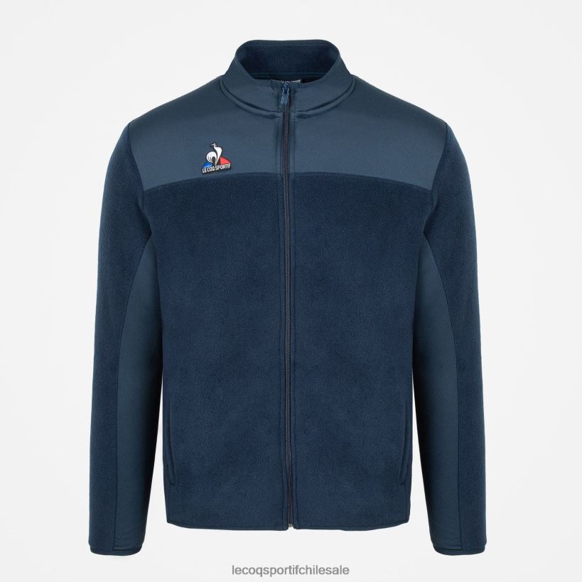 hombres chaqueta polar azul T24B2122 Le Coq Sportif ropa