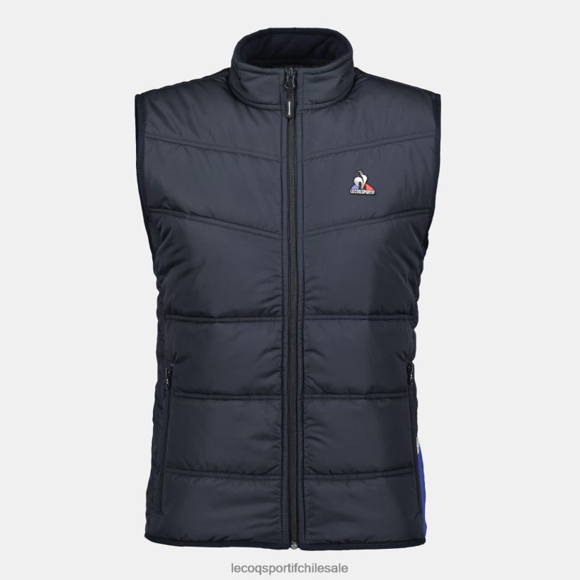 hombres chaqueta sin mangas unisex azul T24B2118 Le Coq Sportif ropa
