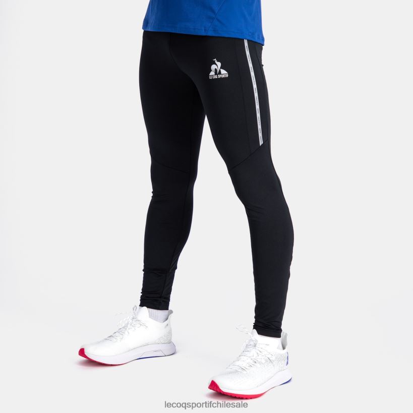 hombres leggings negros T24B297 Le Coq Sportif ropa