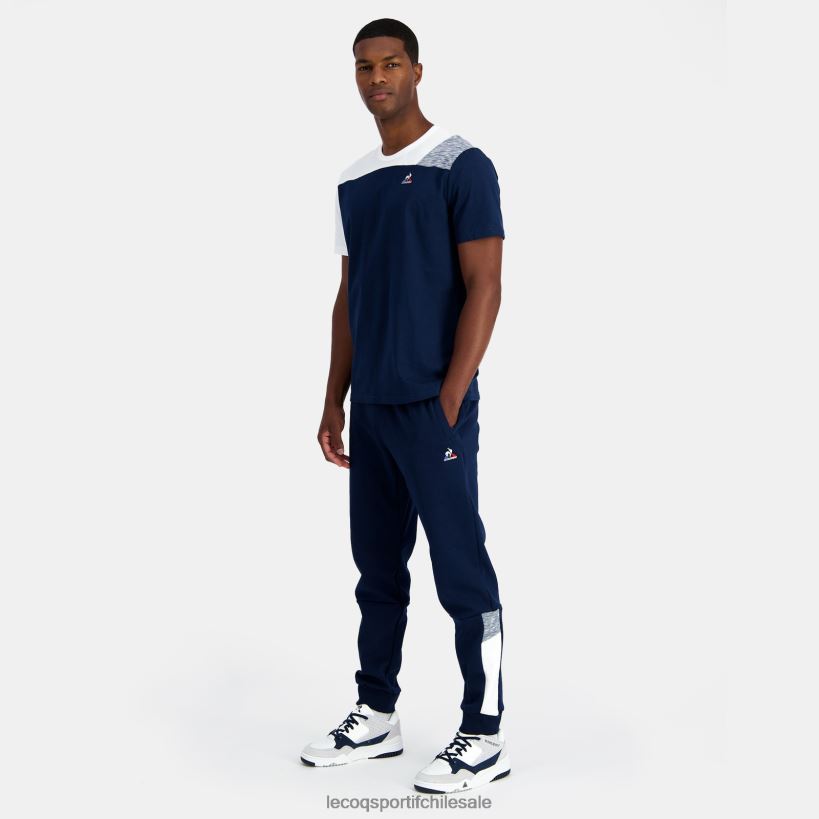 hombres pantalones de moda azul T24B293 Le Coq Sportif ropa