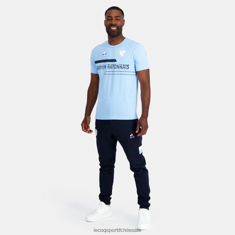 hombres pantalones de moda azul T24B295 Le Coq Sportif ropa