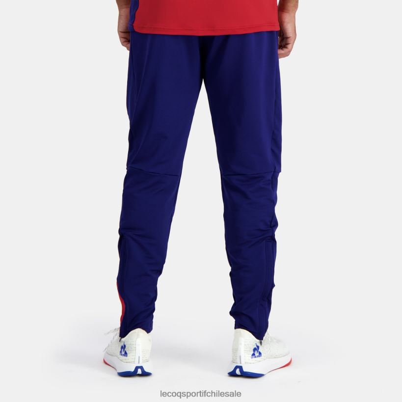 hombres pantalones de moda azul T24B296 Le Coq Sportif ropa