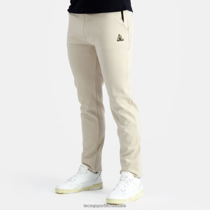 hombres pantalones de moda marrón T24B283 Le Coq Sportif ropa