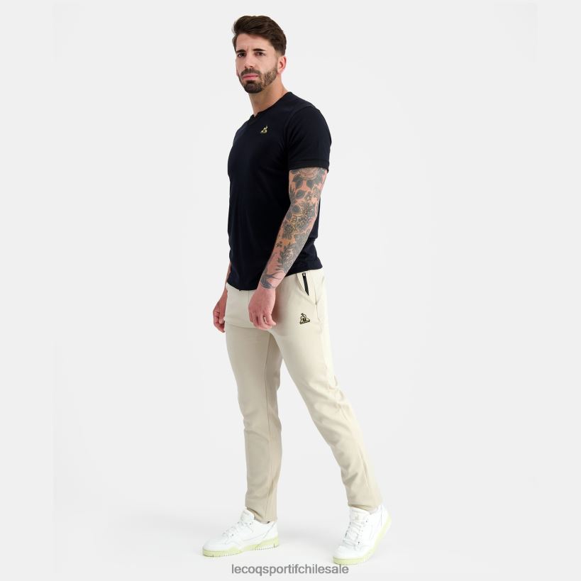 hombres pantalones de moda marrón T24B283 Le Coq Sportif ropa