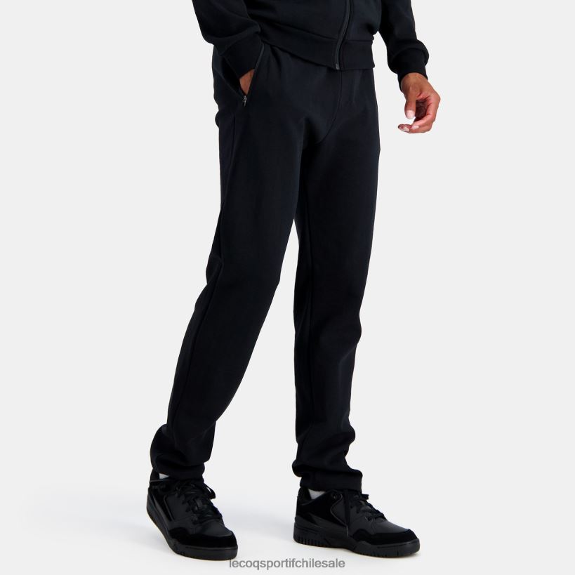 hombres pantalones de moda negro T24B2100 Le Coq Sportif ropa