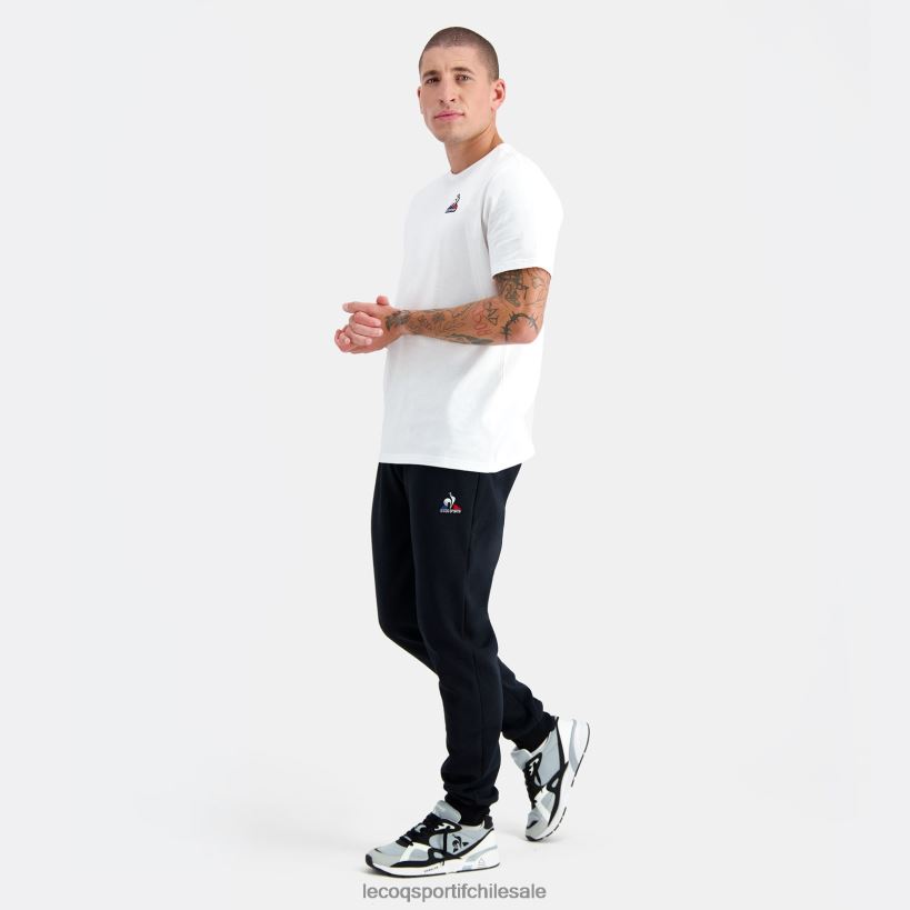 hombres pantalones de moda negro T24B2104 Le Coq Sportif ropa