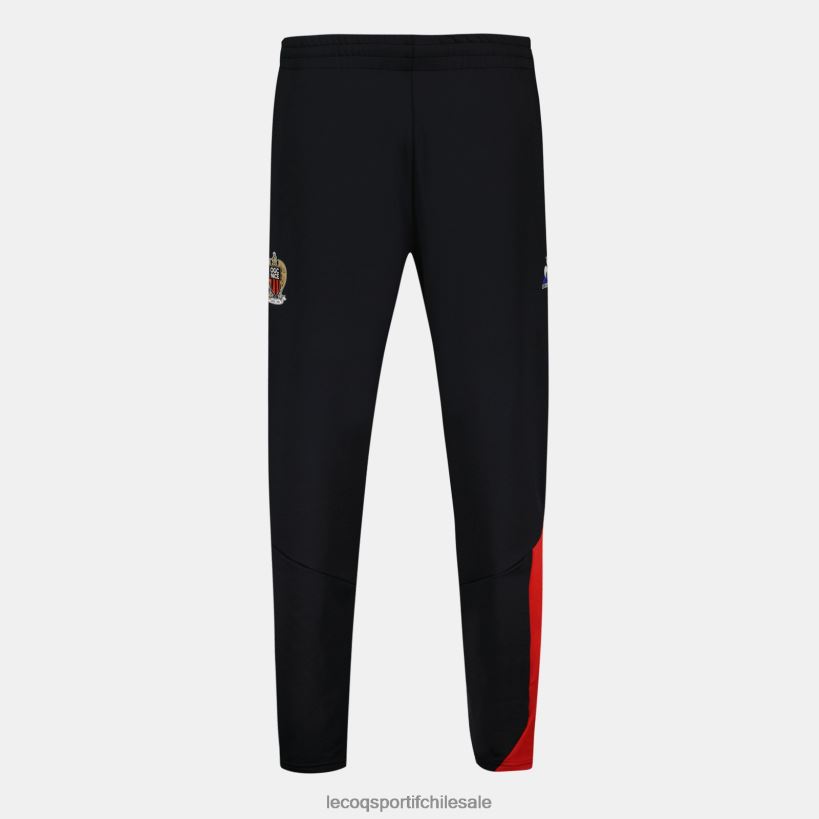 hombres pantalones de moda negro T24B286 Le Coq Sportif ropa