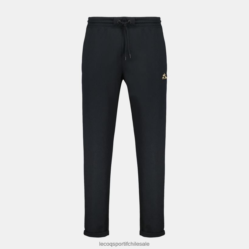 hombres pantalones de moda negro T24B298 Le Coq Sportif ropa