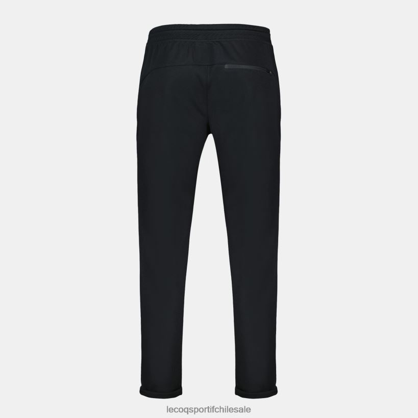 hombres pantalones de moda negro T24B298 Le Coq Sportif ropa