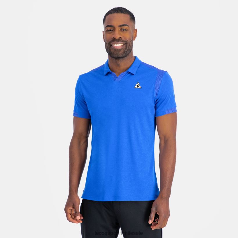 hombres polo azul T24B2131 Le Coq Sportif ropa