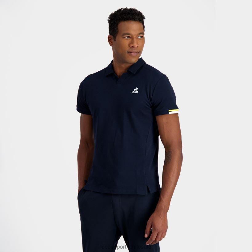 hombres polo azul T24B2133 Le Coq Sportif ropa