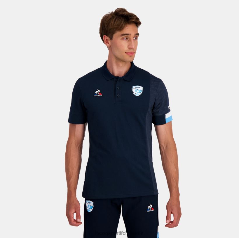 hombres polo azul T24B2135 Le Coq Sportif ropa