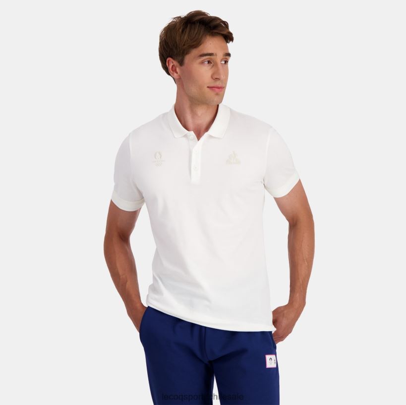 hombres polo blanco T24B2130 Le Coq Sportif ropa