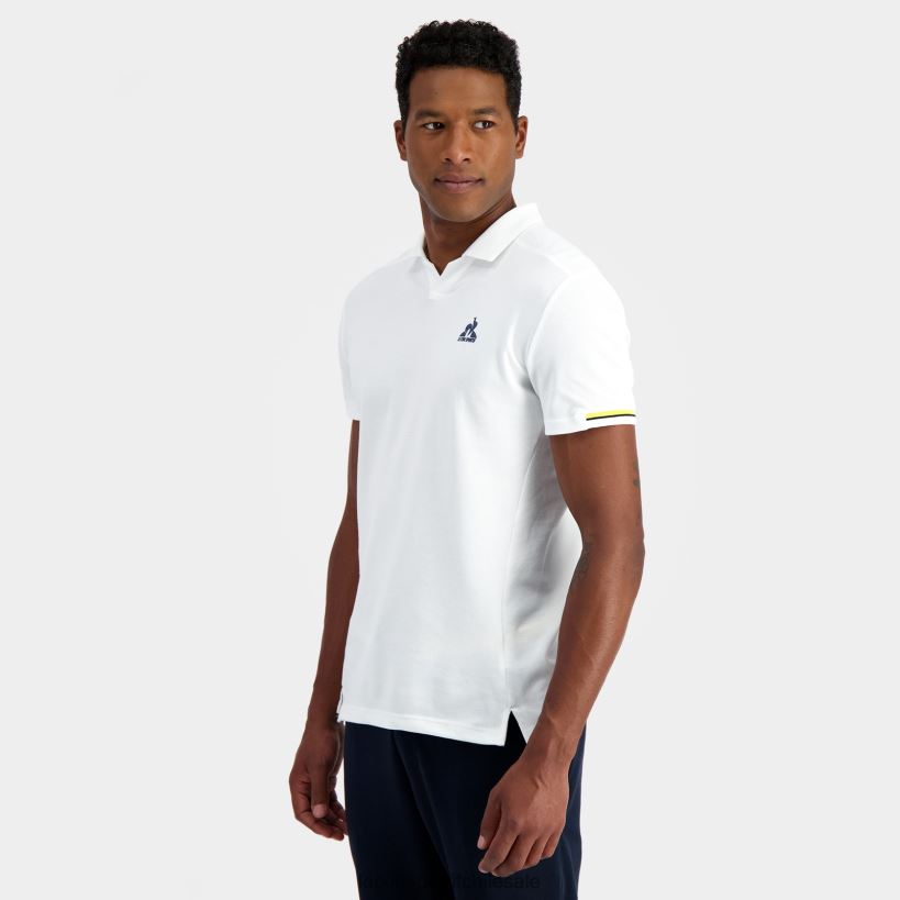 hombres polo blanco T24B2134 Le Coq Sportif ropa