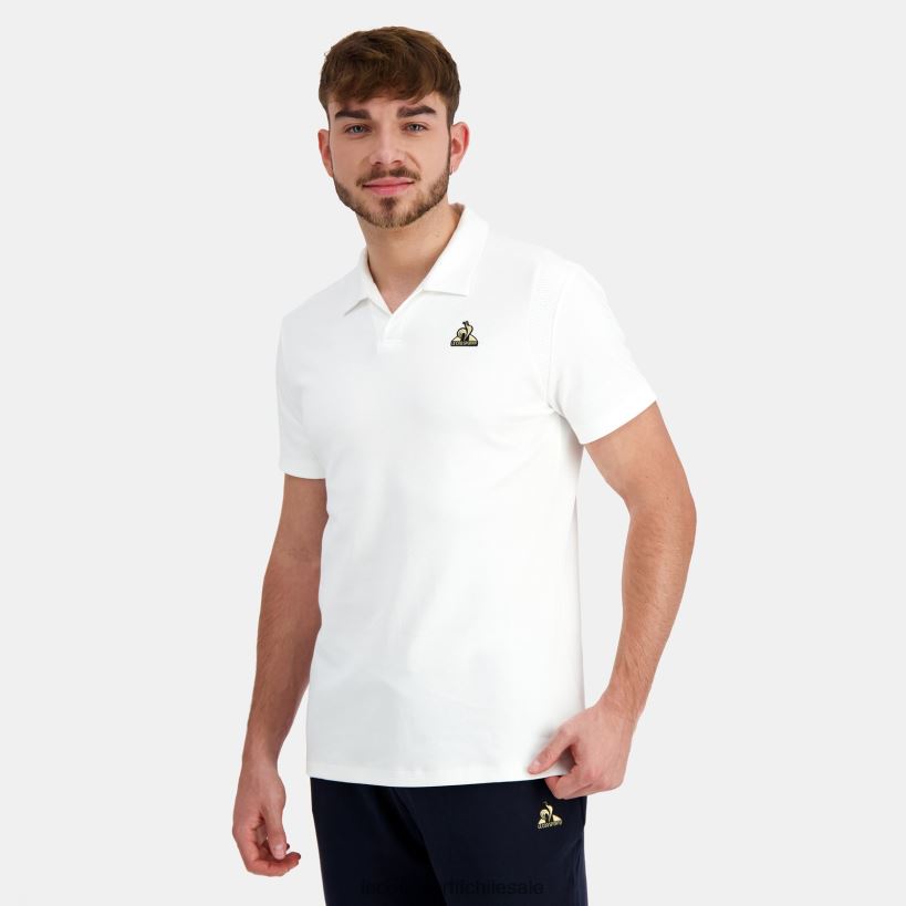 hombres polo de algodon blanco T24B2128 Le Coq Sportif ropa