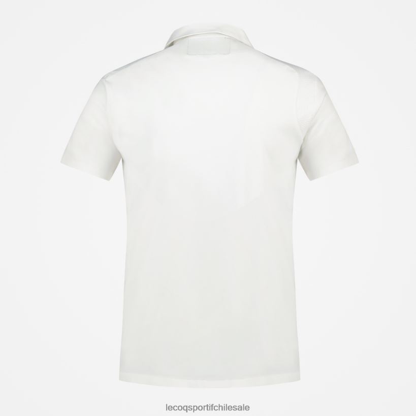 hombres polo de algodon blanco T24B2128 Le Coq Sportif ropa