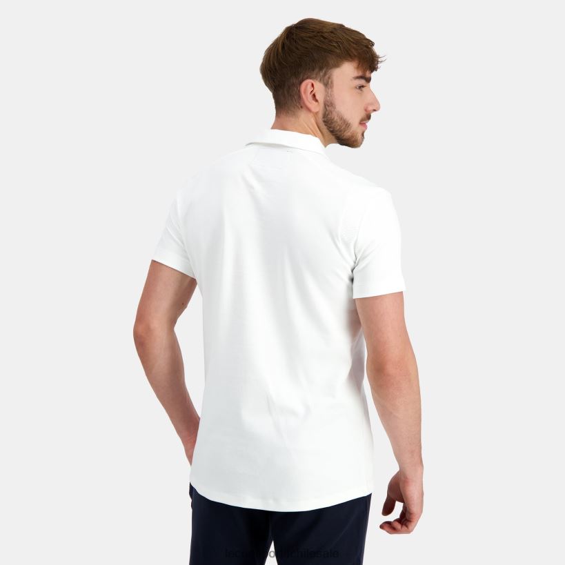 hombres polo de algodon blanco T24B2128 Le Coq Sportif ropa