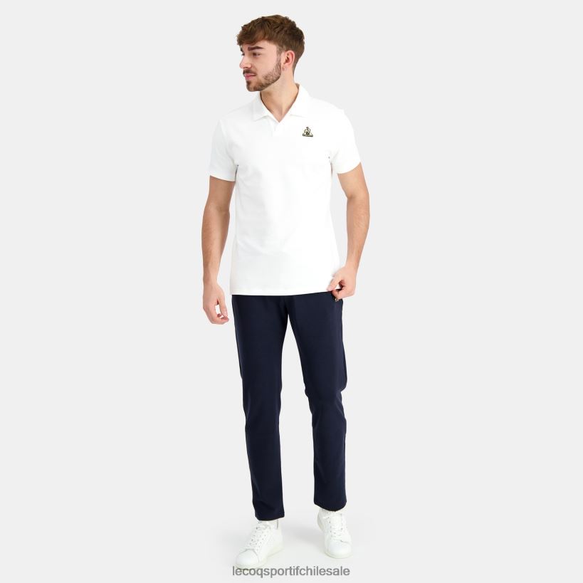 hombres polo de algodon blanco T24B2128 Le Coq Sportif ropa