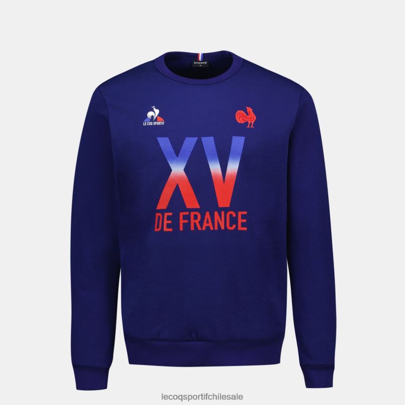 hombres Sudadera - xv de france blue T24B25 Le Coq Sportif ropa